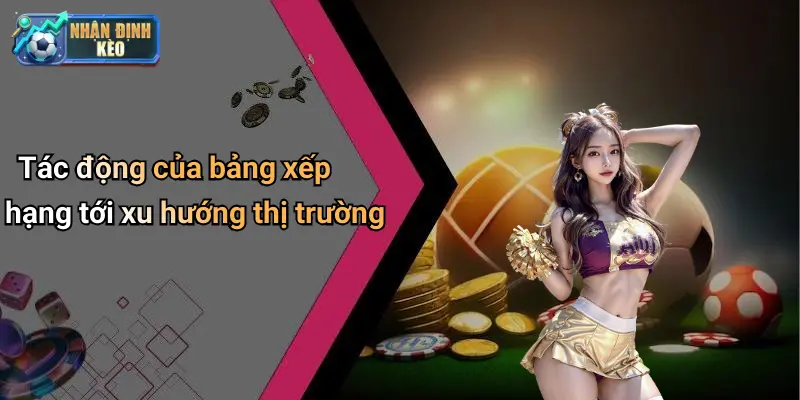 Tác động của bảng xếp hạng tới xu hướng thị trường