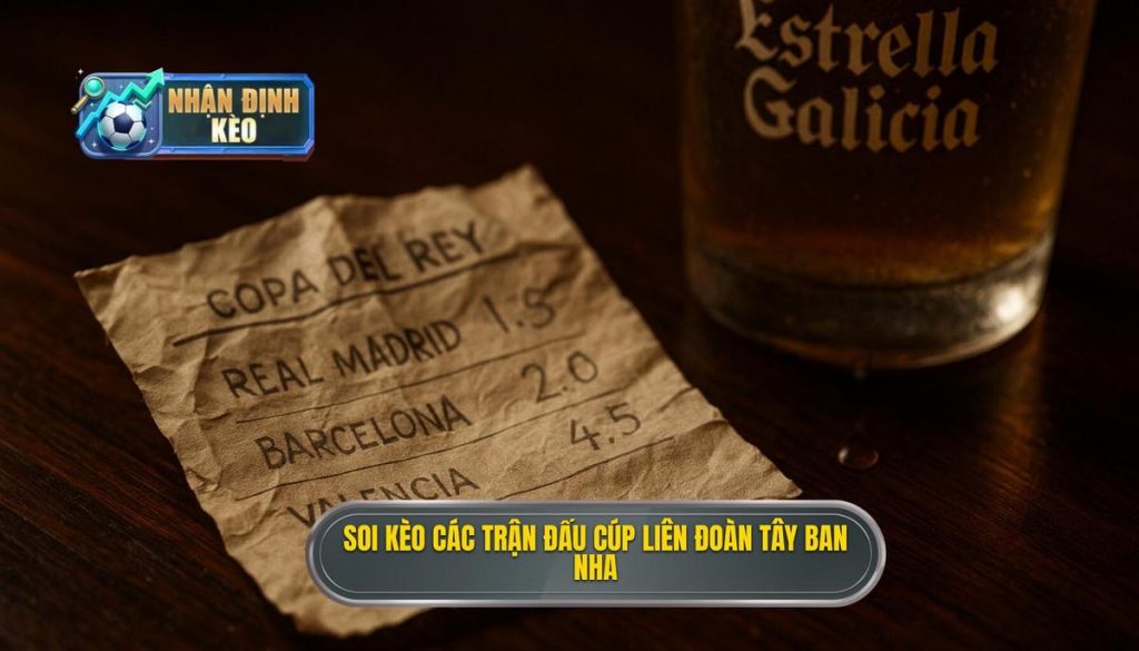Soi kèo các trận đấu cúp liên đoàn Tây Ban Nha