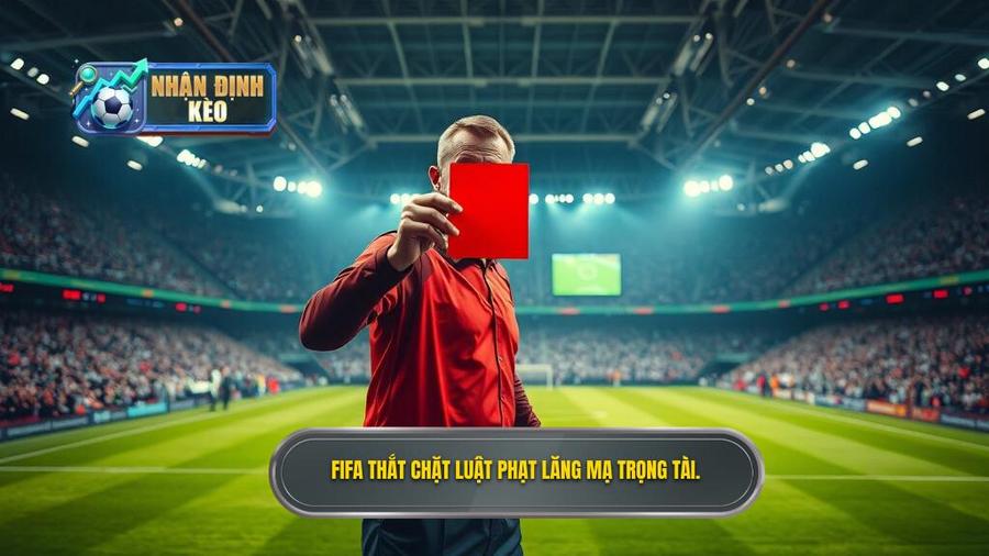 1. FIFA thắt chặt luật phạt lăng mạ trọng tài.